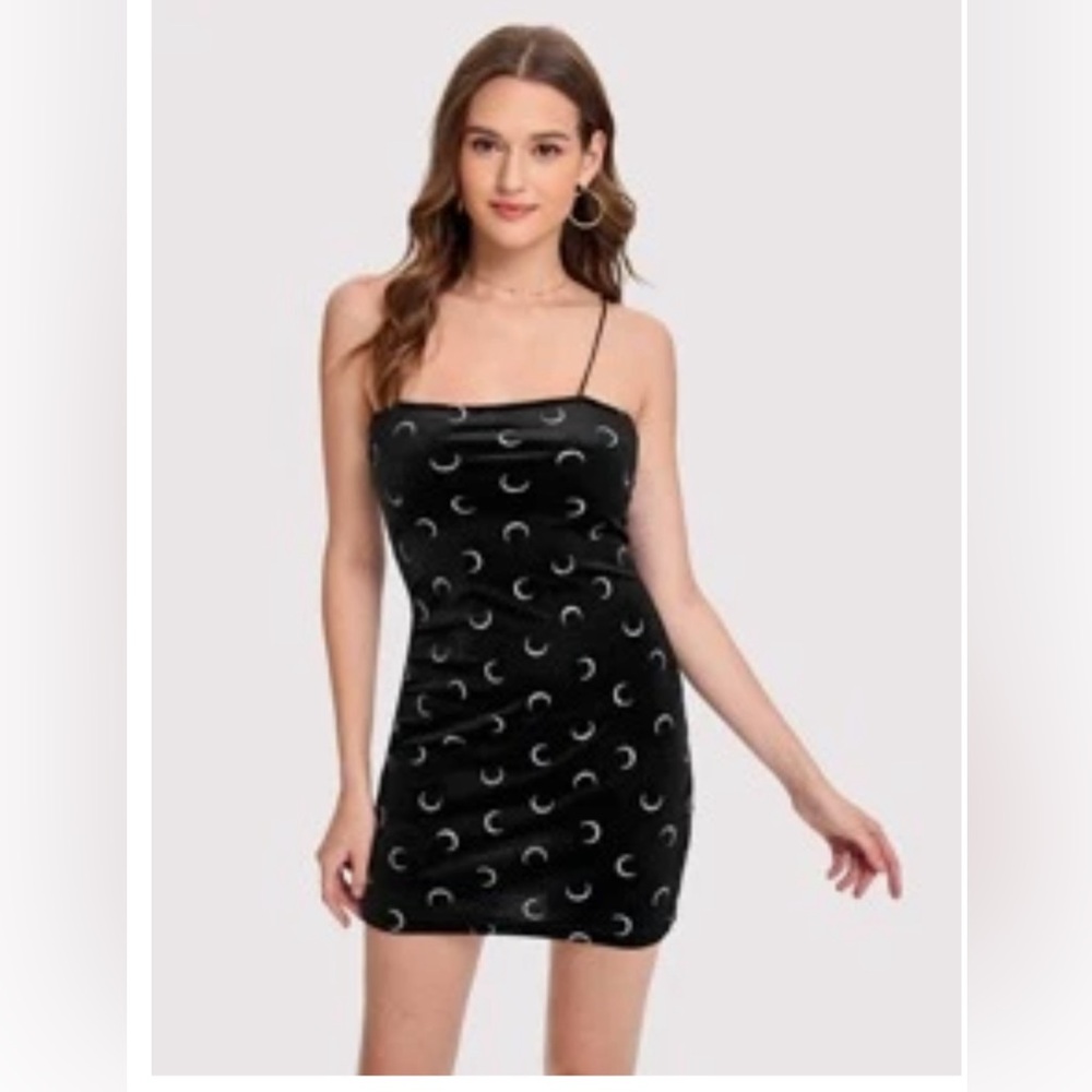 Moon Velvet Dress bodycon